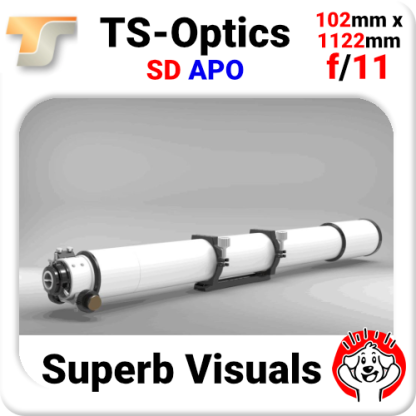 TS-Optics 102 mm f/11 SD – FPL53 APO Apochromat with 2.5″ RAP focuser