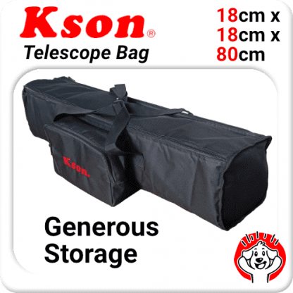 Kson Telescope Carry Bag (L) Large – Suits Refractors, Reflectors and other Telescopes (18x18x80cm)