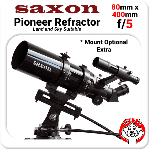Saxon Pioneer Refractor 804, 80mm, 400mm f/5