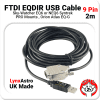 2m FTDI EQDIR Cable for Skywatcher EQ6, NEQ6, Syntrek Pro, Atlas EQ-G Adaptor Cable