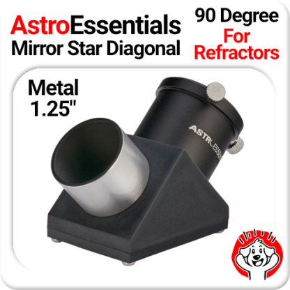 Astro Essentials 1.25″ 90º Mirror Diagonal