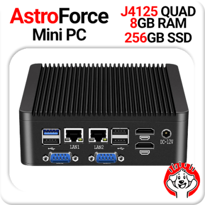 AstroForce X30 J4125 8GB Memory 256GB Mini PC for Astronomy