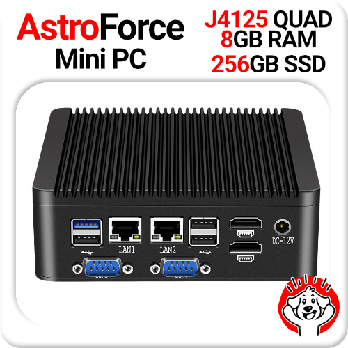 AstroForce X30 J4125 8GB Memory 256GB Mini PC for Astronomy - Image 2