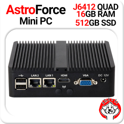 AstroForce X30G J6412 16GB Memory 512GB SSD Mini PC for Astronomy