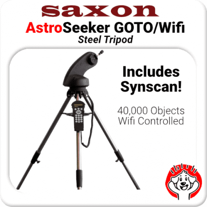 Saxon Astroseeker Mount with Steel Tripod [WiFi Enabled with Hand Controller]