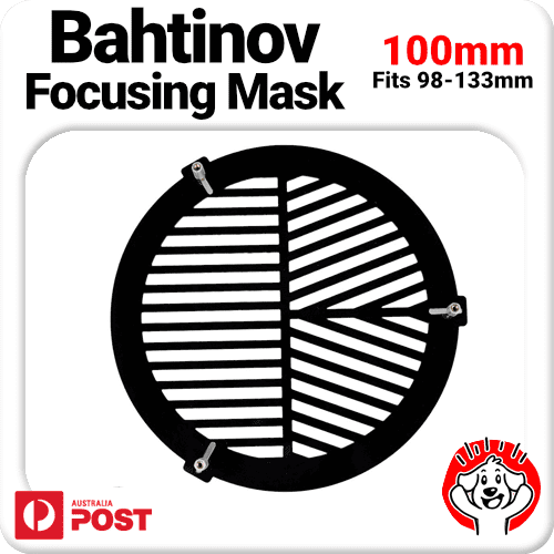 100mm Bahtinov Focusing Mask for Visual or Astrophotography