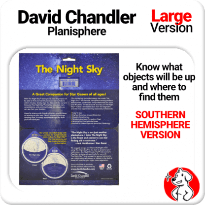 David Chandler Night Sky Planisphere (Large, Plastic) Southern Hemisphere