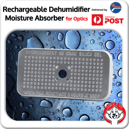 Rechargeable Dehumidifier / Moisture Control System for Optics