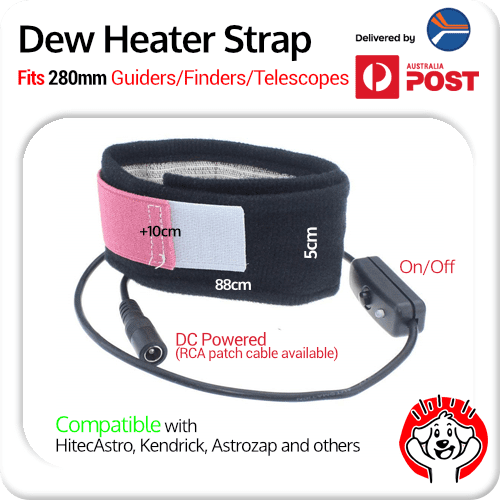 Dew Heater Strap for 11" / 280mm Guider, Finder or Telescope (34" / 88cm long)
