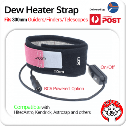 Dew Heater Strap for 11″+ / 300mm Guider, Finder or Telescope (43″ / 110cm long)