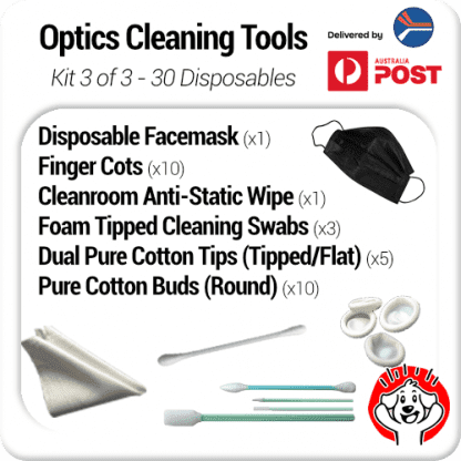 Optics Cleaning Tools Series – Part 3 of 3 – Disposables Kit