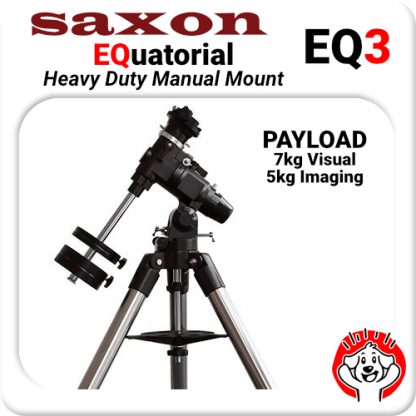 Saxon / Skywatcher EQ3 (“CG4”) Manual Mount with Steel Tripod