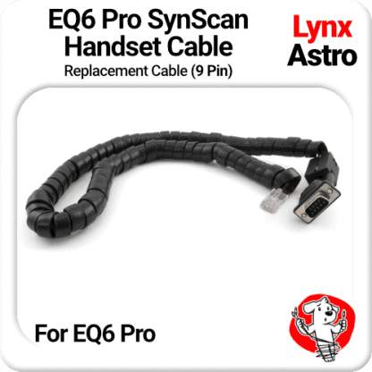 Saxon / Sky-Watcher EQ6 Pro SynScan (9 Pin) Replacement Handset Cable