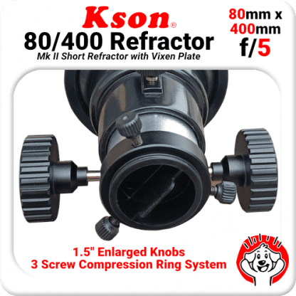 Kson 80mm 400mm f/5 Mk II Refractor OTA with Vixen Plate