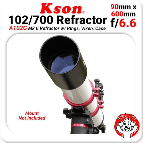 Kson A102G 102mm 700mm f/6.8 Refractor OTA