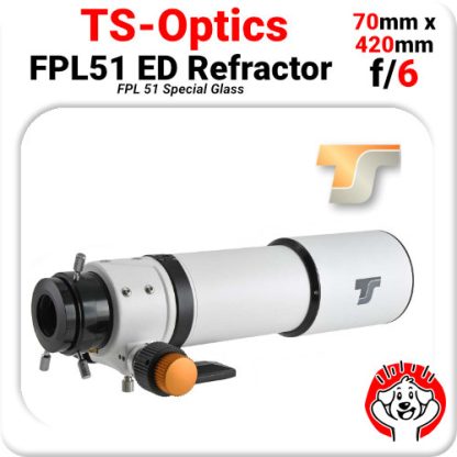 TS-Optics 70 mm F6 ED Travel Refractor with modern 2″ RAP Focuser