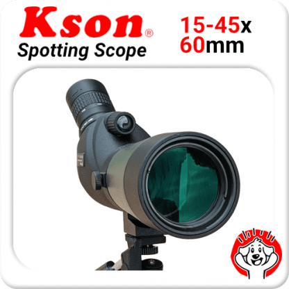 Kson 15-45 x 60 Zoom Spotting Scope for Hunting, Bird Watching, Target Shooting
