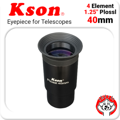 Kson Eyepiece – 1.25″ Plossl, 4 Element 40mm