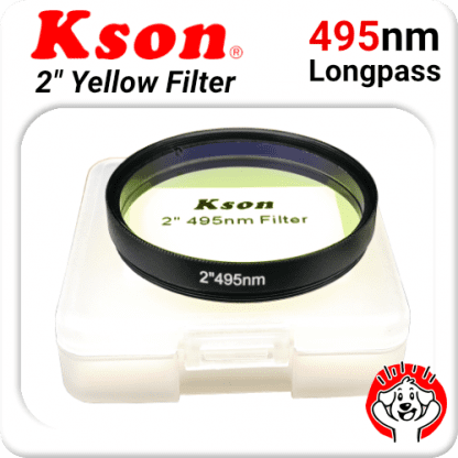 Kson 2″ 495nm Yellow Longpass (CA / Chromatic Aberration Killer)