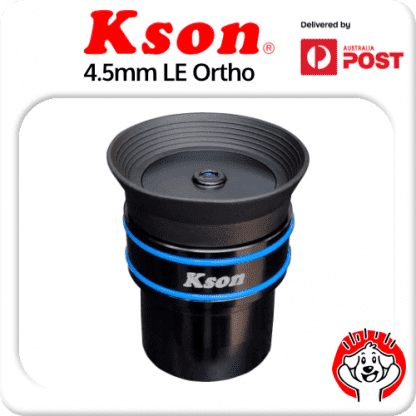 Kson Eyepiece Set – 1.25″ Orthoscopic, 4 Element 4.5mm, 7.5mm (LE), 10.5mm, 16.8mm, 24mm plus case