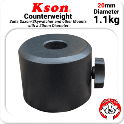 20mm Kson Counterweight for Saxon / Skywatcher + Other Mounts (1.1kg)