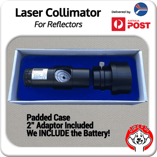 Red Laser Collimator for Telescope Alignment 1.25' and 2" - Adj. Bright - Image 2