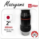 Masuyama Eyepiece – 2″ Hybrid Plossl 5 Element, 60mm 85°