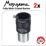 Masuyama Barlow – 1.25″ Barlow Lens 2x