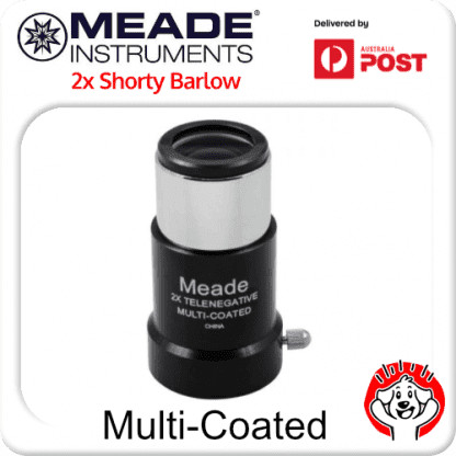 Meade Barlow – 1.25″ Short-Focus Barlow Lens 2x (Part# 07273)