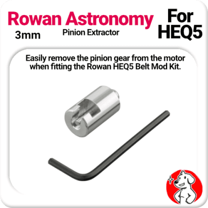 Rowan Astronomy Sky-Watcher HEQ5 Pro Pinion Extractor (3mm – Most Common)