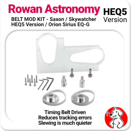 Rowan Astronomy Sky-Watcher HEQ5 Pro & Orion Sirius EQ-G Belt Mod Kit