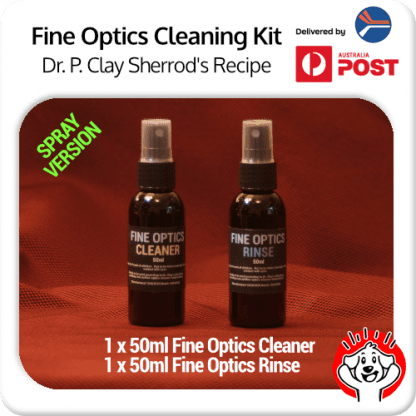 Dr Clay Sherrod’s Advanced Optical Cleaner Kit (Spray version)