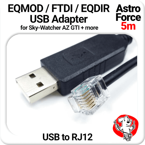 EQMod / FTDI / EQDIR Skywatcher RJ12 AZ GTI 5m