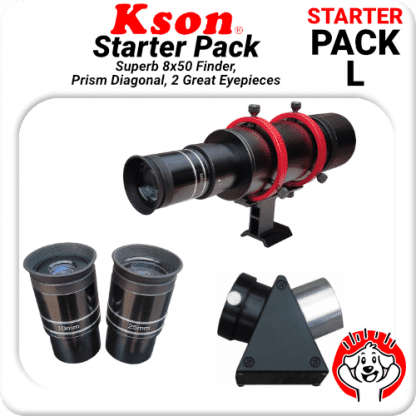 Kson Starter Pack L (Adjustable, Reticuled 8×50 Finder, Diagonal, Eyepieces)