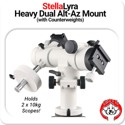 StellaLyra Dual Alt-Az Mount with Counterweights (Like the Sky-tee 2)