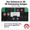 Dave Eagle - Our Universe in 3D Astronomy in Images Pack of 7 Cards