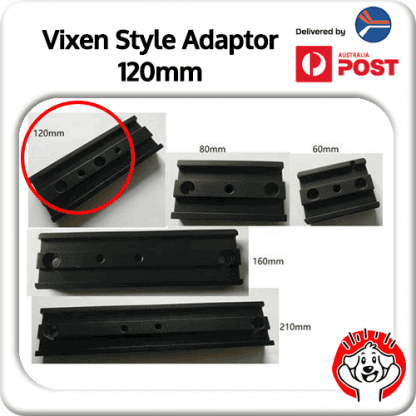 120mm 1/4 Inch (1/4″) Vixen Style Dovetail Bar / Plate