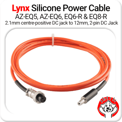 Lynx Astro Silicone Power Cable for AZ-EQ5, AZ-EQ6, EQ6-R & EQ8-R